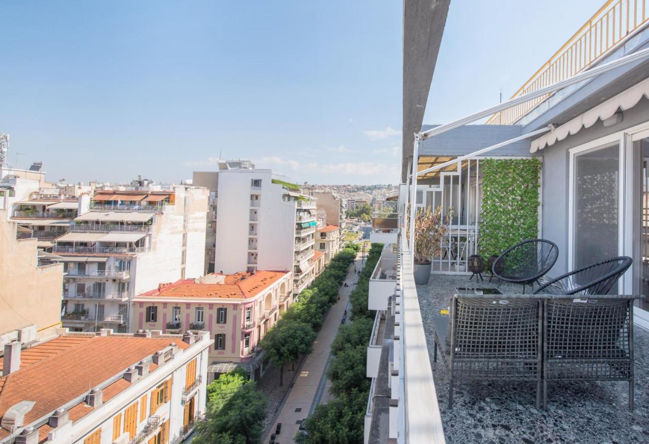 Daphne By Halu! : Downtown Family Penthouse Lägenhet Thessaloníki Exteriör bild