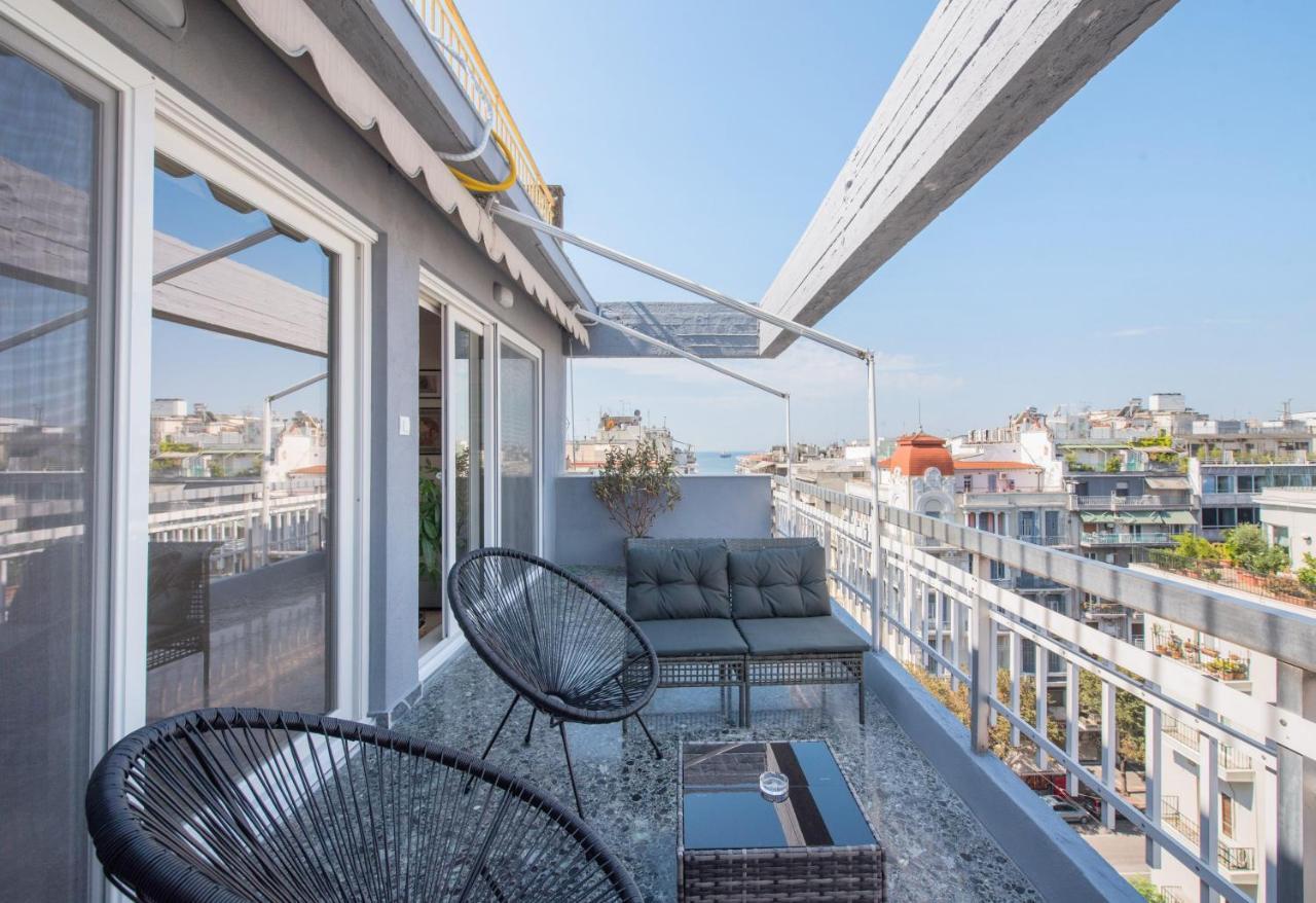 Daphne By Halu! : Downtown Family Penthouse Lägenhet Thessaloníki Exteriör bild